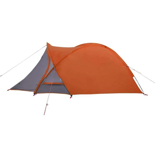 vidaXL &Scaron;otor za kampiranje 2 osebi siv oranžen 320x140x120cm 185T taft Cene