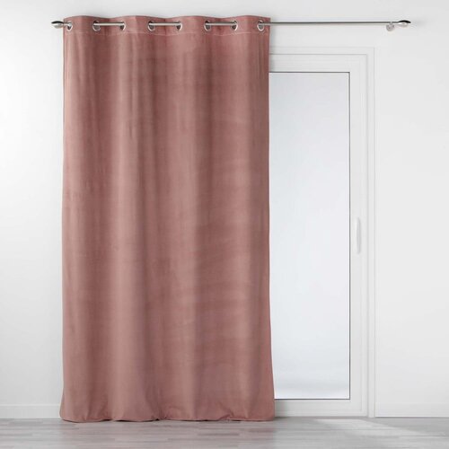 Douceur d int&amp;eacute;rieur Ružičasta zavjesa od samta 140x260 cm Velouriane &amp;ndash; Slike