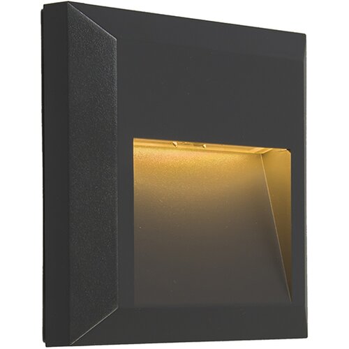 QAZQA Moderna stenska svetilka temno siva z LED - Gem 2 Cene