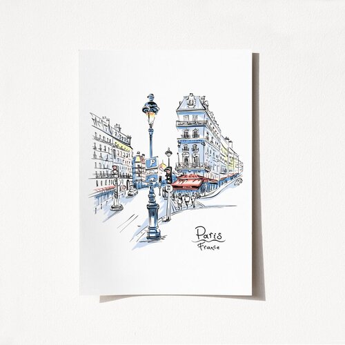 Wallity poster Francuska Pariz-2030, 42x59,4 cm Cijene