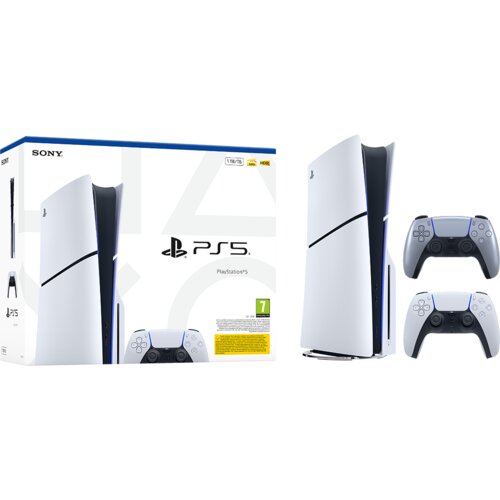 Playstation Igralna konzola 5 Slim, 1TB + dodaten kontroler (srebrn) Cene