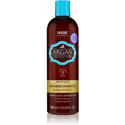 Hask Argan Oil revitalizacijski šampon za poškodovane lase 355 ml