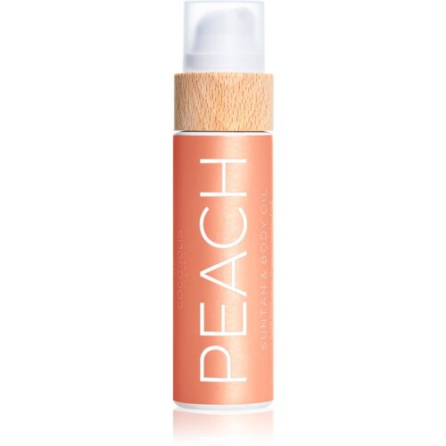 Cocosolis PEACH negovalno olje za sončenje z vonjem Peach 110 ml Slike