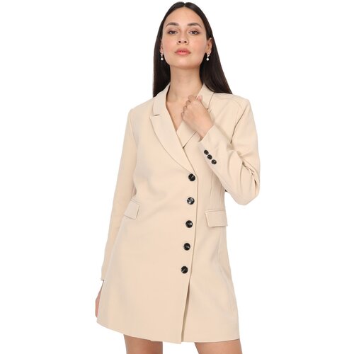 La Modeuse Kratke obleke 70628_P165045 Bež Cene