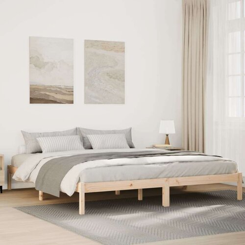  Dugi okvir kreveta bez madraca 180 x 220 cm od borovine Cene