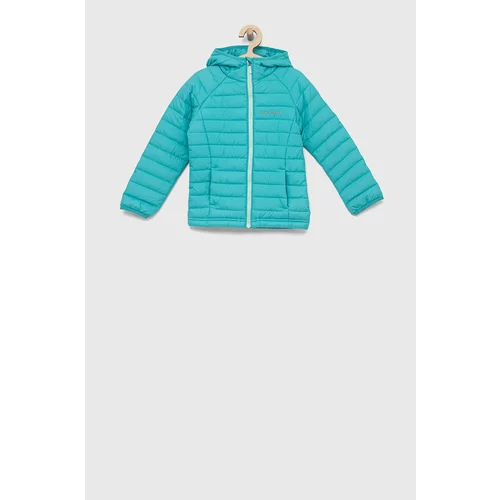 Columbia Otroška jakna turkizna barva