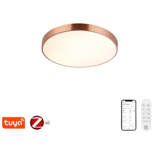  Immax NEO 07321L-LED stropna svetiljka NEO LITE SEMPLICI, prigu&amp;scaron;iva, 36 W / 230 V, prečnik 40 cm, bakarna, s daljinskim upravljačem Slike