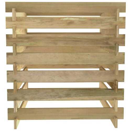 vidaXL Vrtni kompostnik iz letvic 90x90x90 cm impregnirana borovina Cene