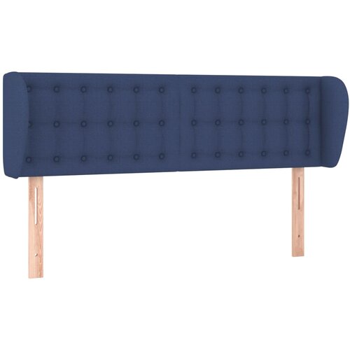 Maison Chic vzglavna omarica - nočna omarica - posteljna omarica z u&amp;scaron;esi modro 147x23x78/88 cm blago, (21709339) Slike
