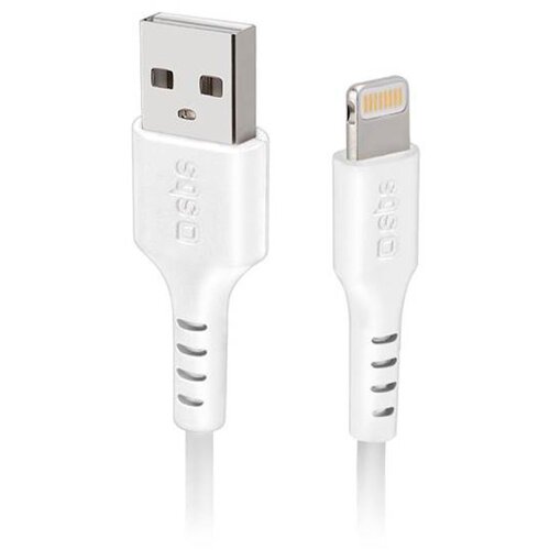 Sbs polnilni kabel sbs, usb-a na apple lightning, 1 m, bel Cene