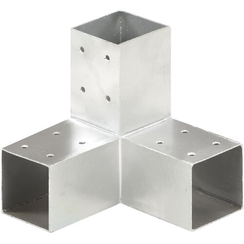  Spojnici za stupove u Y-obliku 4 kom pocinčani metal 71 x 71 mm Slike