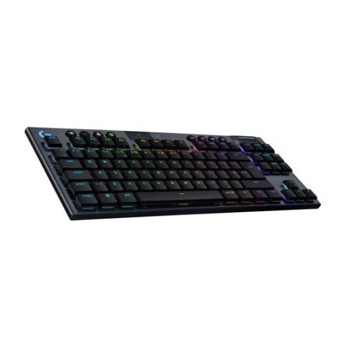 Logitech GAMING brezžična tipkovnica G915 x Lightspeed TKL, GL Clicky, črna Cene