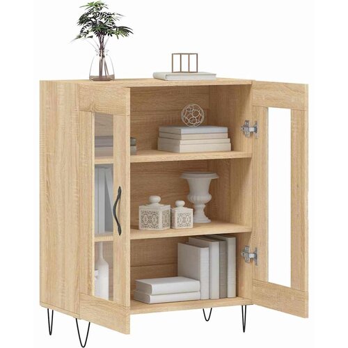  Komoda boja hrasta sonome 69,5x34x90 cm od konstruiranog drva Slike