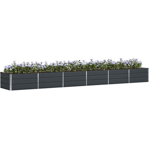  Sadilica Antracit 480 x 80 x 45 cm Čelik Slike