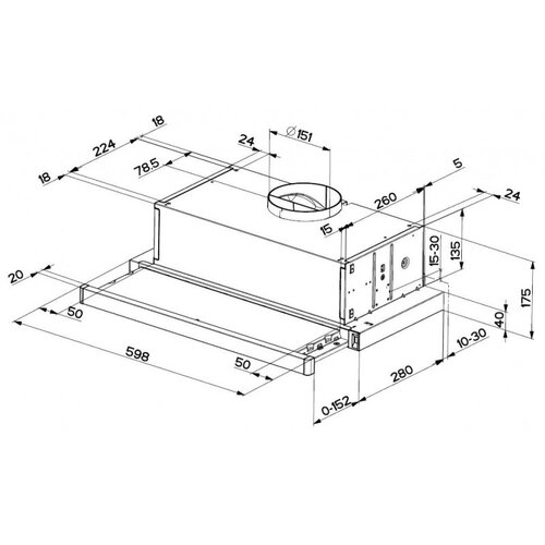 Faber flexa glass lux bk A60 Slike