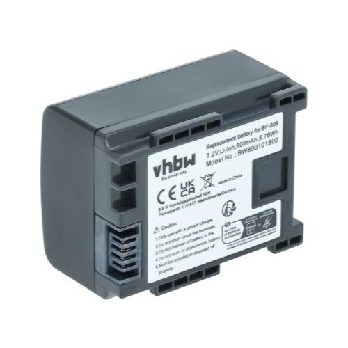 VHBW Baterija za video kameru CANON BP-807 BP-809 7.2V 800mAh Cene