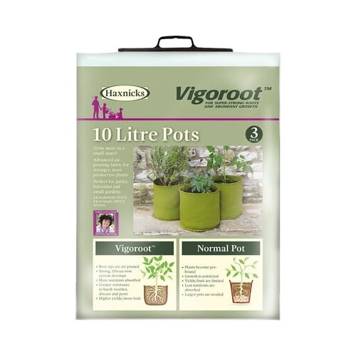 Haxnicks Vigoroot žepi za rastline - 10L Slike