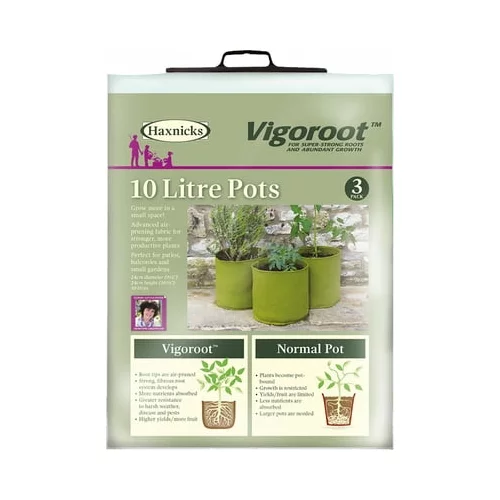 Haxnicks Vigoroot žepi za rastline - 10L