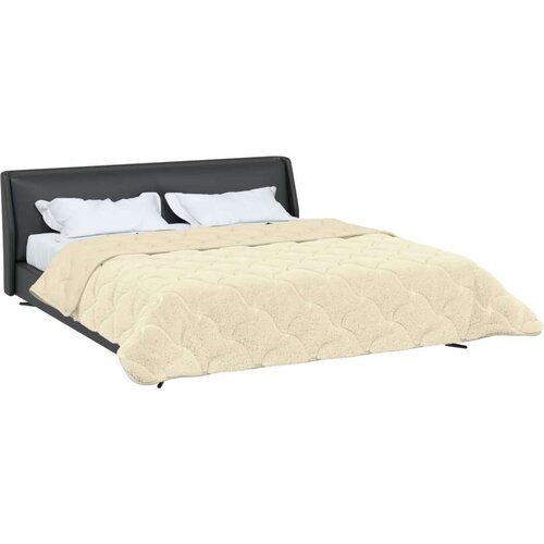  Ljetni pokrivač Krema 200 x 200 cm Mikrofibra i teddy flis Slike