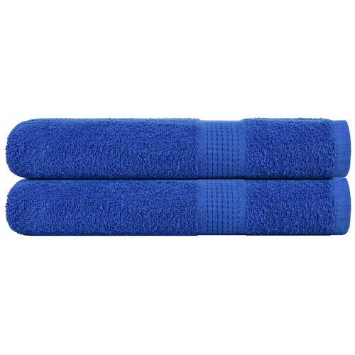 VidaXL Brisače za savno 2 kos modra 80x200 cm 360 g/m&amp;sup2; 100% bombaž Slike