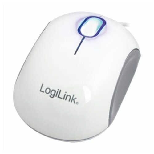 Logilink Cooper - Mini Optical USB Mouse, 1000 dpi, White/Grey miš Slike
