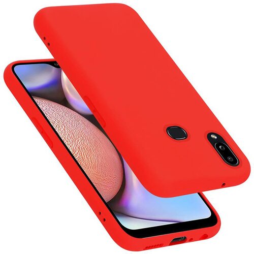 Cadorabo Ohi&amp;scaron;je, združljiv s Samsungom v tekoči rdeči barvi - za&amp;scaron;čitni pokrov iz fleksibilnega silikona TPU, (20588446) Slike