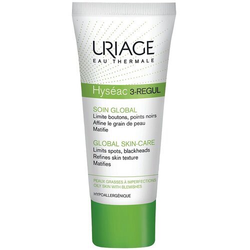 Uriage Hys&eacute;ac 3-Regul+ Anti-Blemish Global Care dnevna krema za obraz mastna koža 40 ml unisex Cene