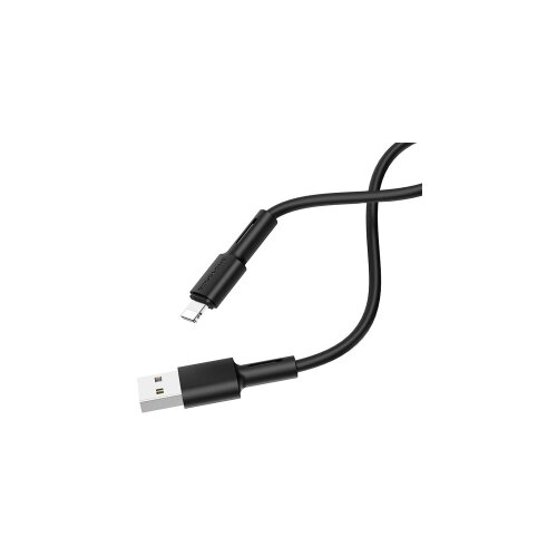  USB kabal BOROFONE BX31 Soft silicone charging data cable 1m, 2,4A for iPhone/lightning black Cijene
