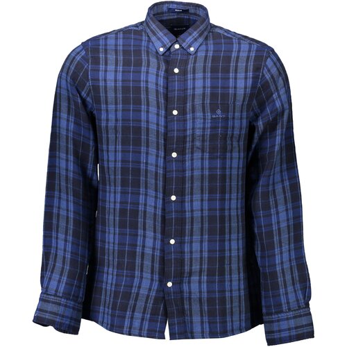 Gant MEN&amp;amp;#39;S BLUE LONG SLEEVE SHIRT Slike