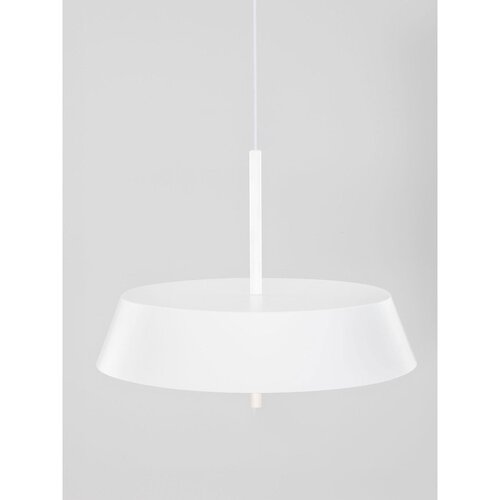 Nova Luce Bela aluminijasta LED zatemnitvena viseča svetilka &amp;oslash; 45 cm Velio &amp;ndash; Slike