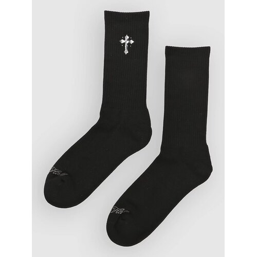 Ninth Hall Metal Cross Socks black Cene