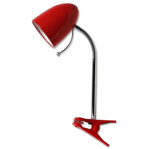 Aigostar Stona lampa sa stezaljkom 1xE27/11W/230V crvena/hrom Cene
