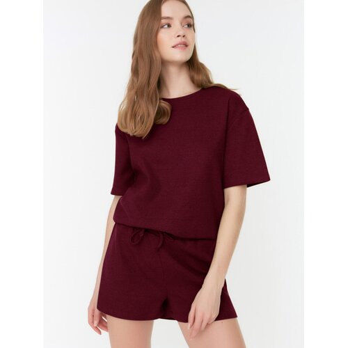 Trendyol Ženski set pidžame Thmss22Pt0524, Bordo Cene