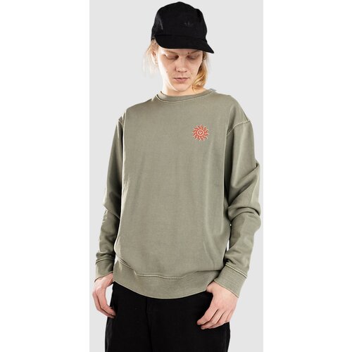 Vissla Spins Crew Pulover iz flisa vintage green Slike