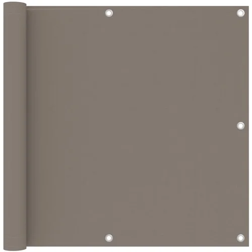 vidaXL Balkonsko platno taupe 90x600 cm oksford blago