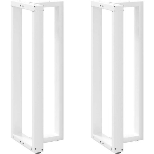 Noge za barsko mizo v obliki črke T, 2 kosa, bele barve, 50x35x(110-111) cm, jeklo Cene
