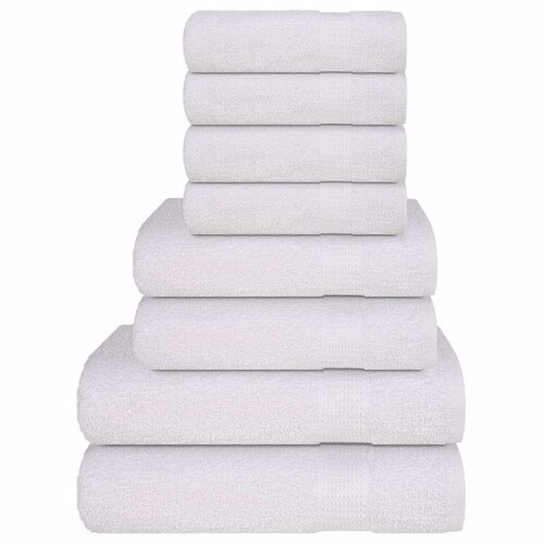 Furnova Komplet brisač 8-delni bela 360 gsm 100% bombaž, (21916876) Cene