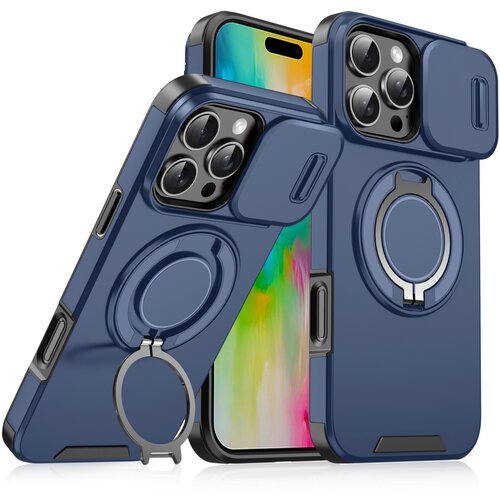  Torbica camshield ring stand za iphone 16 pro max 6.9 plava Cene