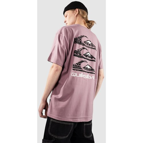 Quiksilver Vertical Logos T-shirt grape shake Slike