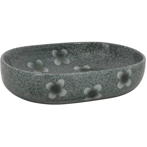 Maison Chic Umivalnik - Kopalna umivalnik - Lavabo Nadpultni moder ovalen 59x40x14 cm keramika, (21684590) Cene