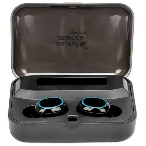 Manhattan Slu&amp;scaron;alice TWS 180382 Bluetooth 5.0 crne Slike