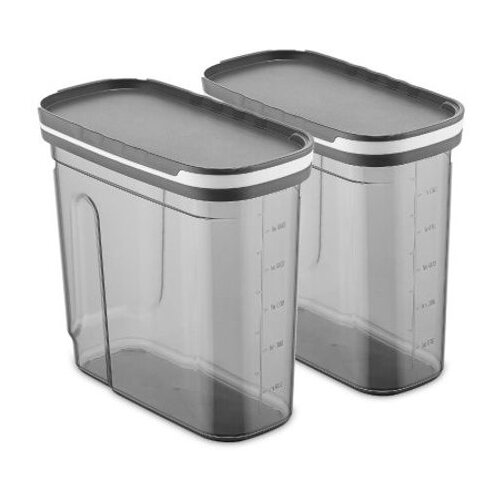 Hermia Concept Set kutija za skladi&amp;scaron;tenje, 2 komada, Antracit Slike