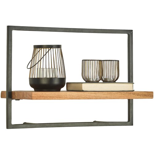 Landscape STENSKI REGAL 50/35/25 cm črna, barve akacije Cene