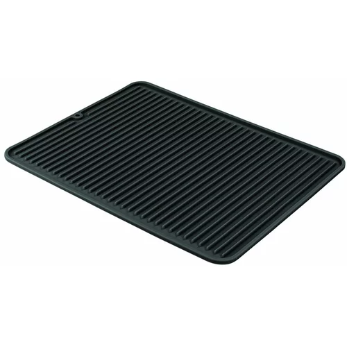iDesign Črn kuhinjski pladenj za odcejanje Lineo, 32 x 41 cm
