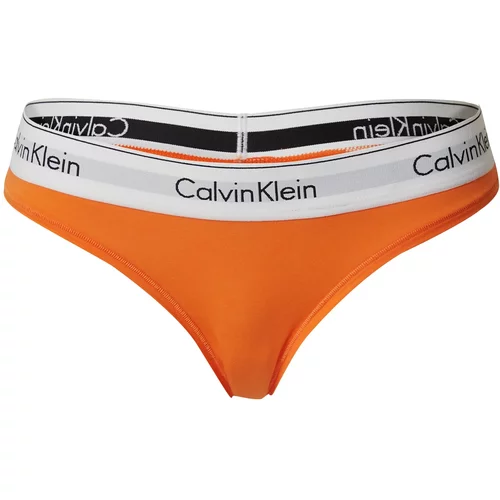 Calvin Klein Underwear Tangice oranžna / črna / bela