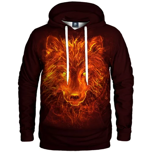Aloha From Deer Unisex's Fire Wolf Hoodie H-K AFD888
