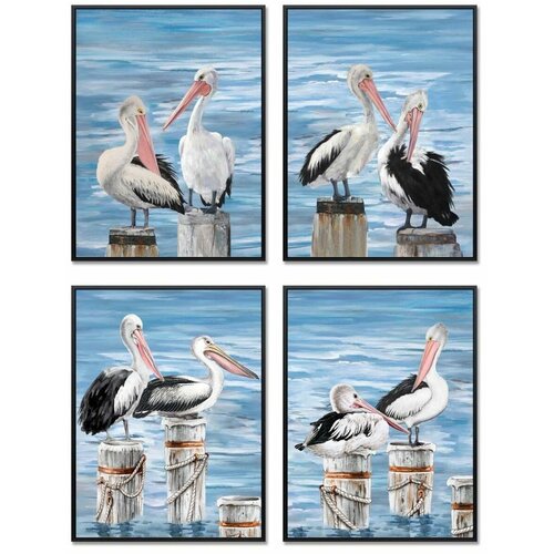  Platno DKD Home Decor polistiren Platno 53 x 3,5 x 73 cm Slike