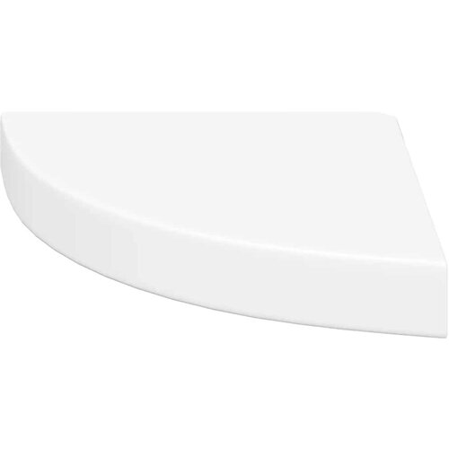 Plutajuće kutne police 4 kom bijele 25 x 25 x 3,8 cm MDF Slike