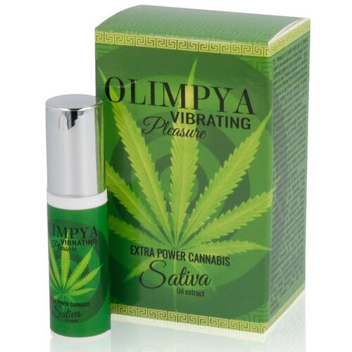 Olimpya Vibrating Pleasure Extra Power Cannabis Sativa Oil Extract 6ml Slike