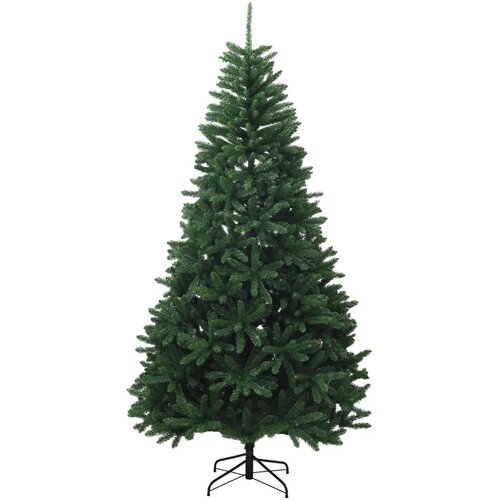  Umjetno božićno drvce s nogom 270 cm 600 LED lampica - Srednje zelena &amp;Oslash; 128 x 270 cm s 600 LED dioda Slike